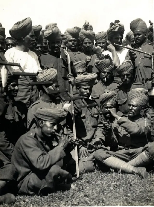 प्रथम विश्व युद्ध में भाग लेने वाले भारतीय सैनिक