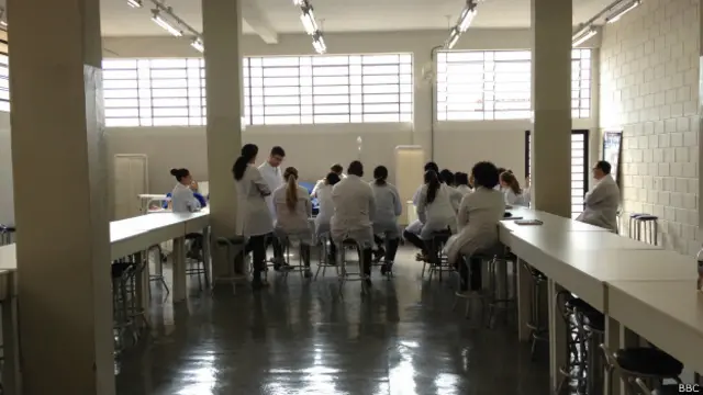 Turma do curso de enfermagem do Pronatec (Foto BBC)