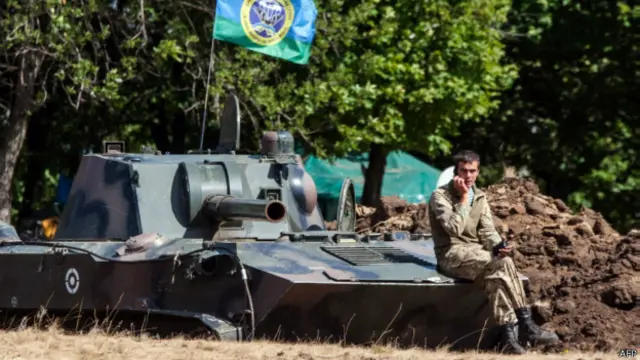 Украинский танкист