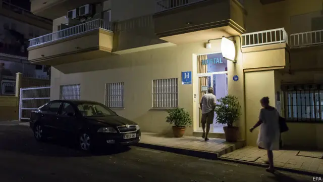 Отель в Малаге, где скрывалась семья Кинг