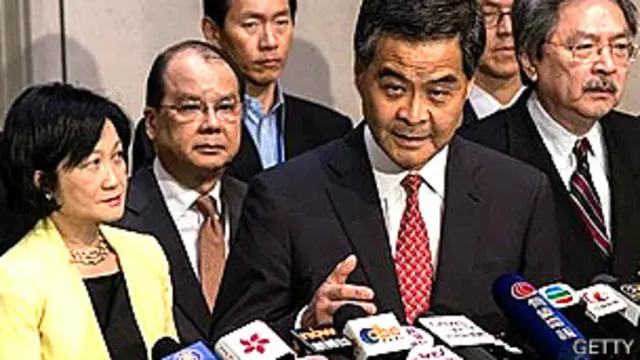 Actual jefe ejecutivo de Hong Kong Leung Chun-ying