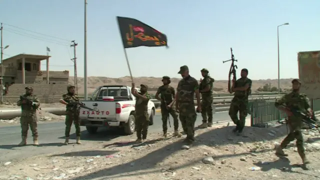 Milisi Irak menguasai kembali kota Amerli di Irak utara.