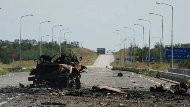 Дорога до Луганського аеропорту