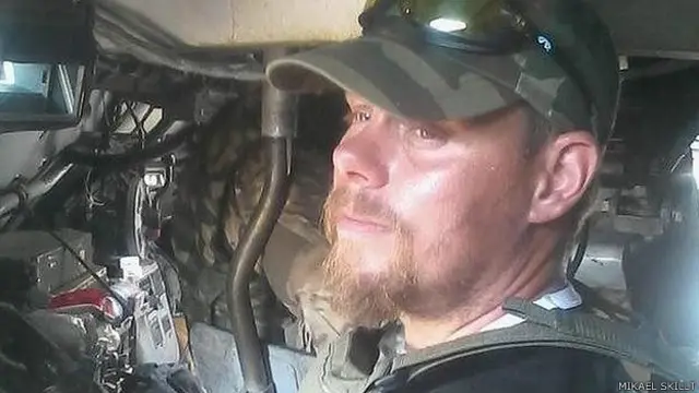 Микаэль Скилт, швед и доброволец в составе батальона "Азов"