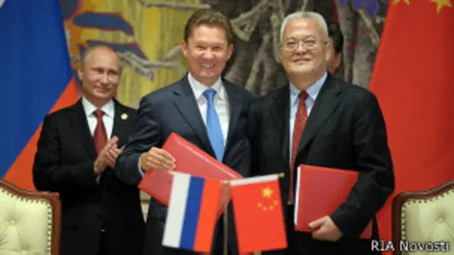 Подписание соглашения о поставках газа Китаю 21 мая 2014