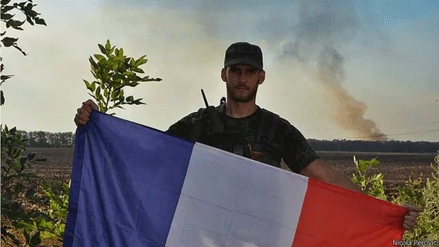 Ніколя Перович на боці проросійських сепаратистів