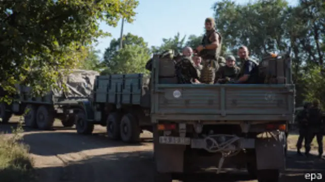 လူဟန့်စ် မြို့ပြင်က ယူကရိန်း တပ်ဖွဲ့တွေ