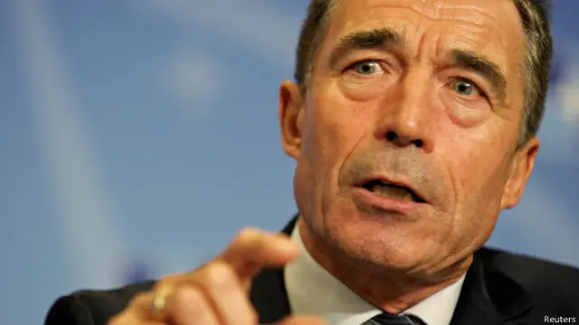 Anders Fogh Rasmussen, secretario general de la OTAN.