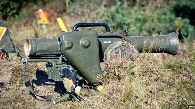 Sistema antitanque Milan (foto de archivo)