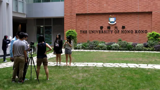 香港大学校园一角(BBC中文网资料图片)
