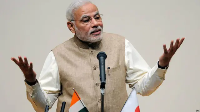 भारत के प्रधानमंत्री नरेंद्र मोदी