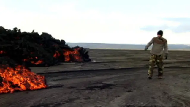 Erupção de vulcão na Islândia (BBC)