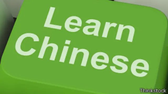 Teclado con la frase "Learn chinese"