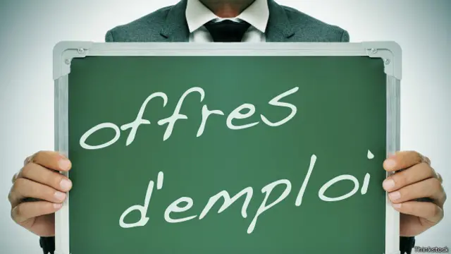 Cartel con frase en francés