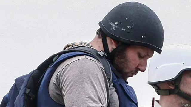 Nhà báo Sotloff đã nhiều năm lăn lộn trên khắp các chiến trường ở Trung Đông