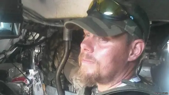 Sueco luta com o governo ucraniano / Crédito: Mikael Skillt