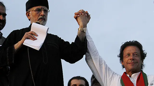 इमरान खान, तहिरुल क़ादरी