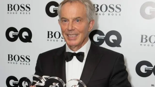 布莱尔因其慈善工作而获奖。