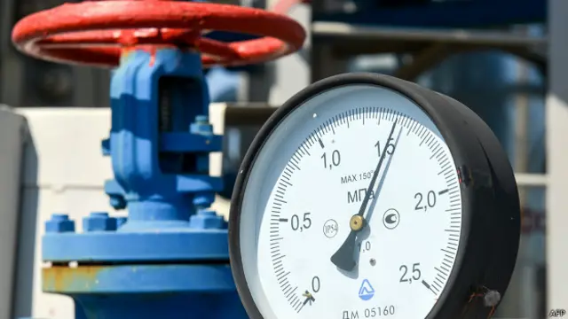 Газовый вентиль и счетчик