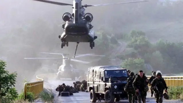 سنہ 1999 میں کوسوو کے امن فوجیوں میں بھی برطانویوں کی بڑی تعداد شامل تھی