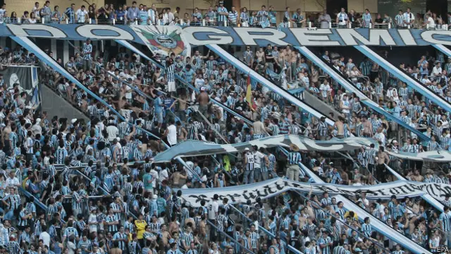 El Gremio de Porto Alegre ha sido castigado dos veces en 2014 por los cánticos racistas de sus aficionados.