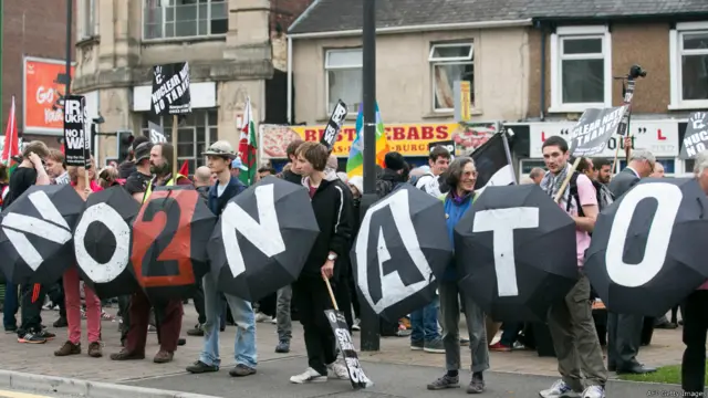 Акції на саміті в Ньюпорті