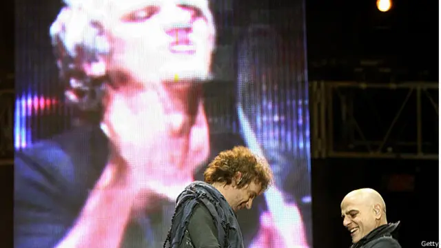 Gustavo Cerati y Zeta Bosio