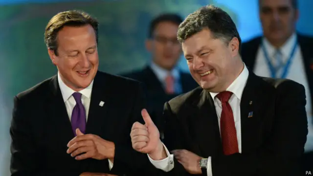 Порошенко и Кэмерон