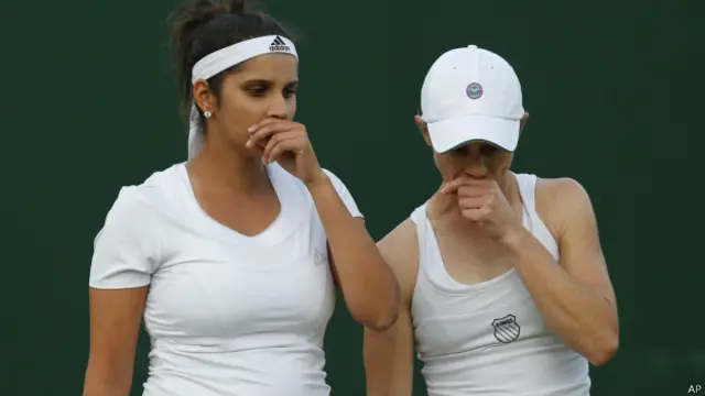 सानिया मिर्ज़ा और कारा ब्लैक