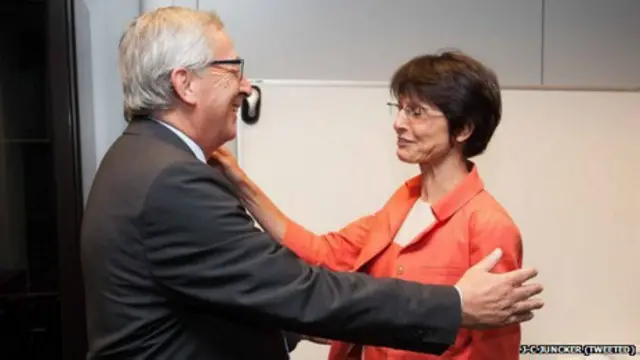 Jean-Claude Juncker ve Marianne Thyssen