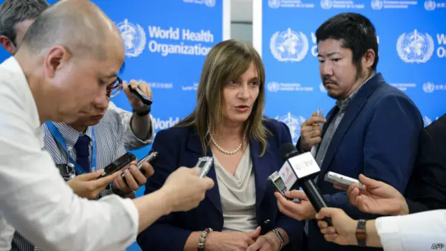 Dr. Marie Keny, da OMS / Crédito: AFP