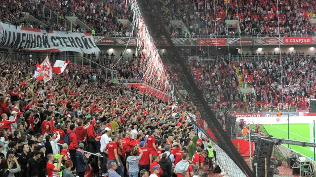 Фанатский вираж "Спартака"