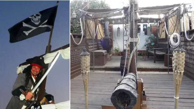 Jones mendapat ide ini ketika mengadakan pesta ulang tahun bertema bajak laut. 