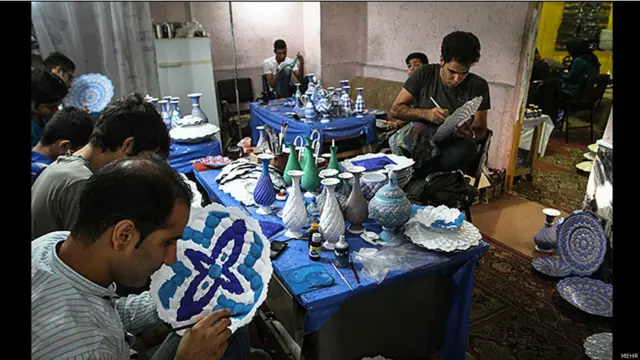 کارگاه میناکاری در اصفهان