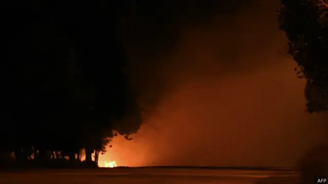 Explosión en el este de Ucrania