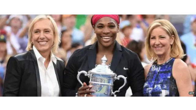 انضمت وليامز إلى سجلات التاريخ في عالم التنس ككريس ايفرت ومارتينا نافراتيلوفا 