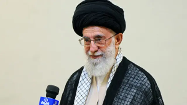 L'ayatollah Khamenei , guide spirituel iranien