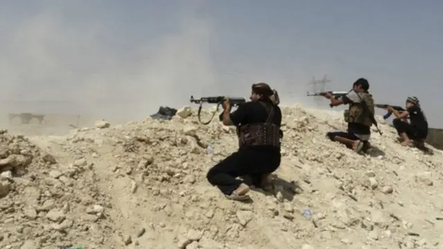 شنت القوات المشتركة العراقية هجوما واسعا على مقاتلي تنظيم الدولة الإسلامية في "حديثة"