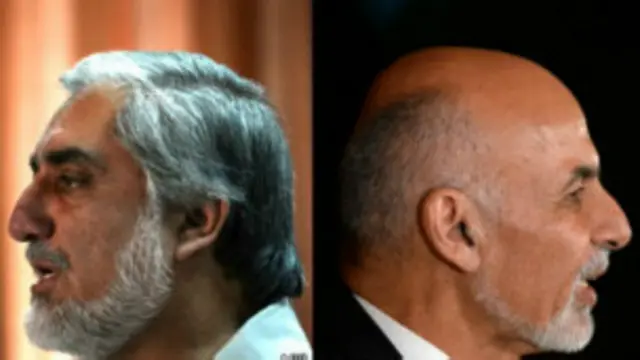 अशरफ़ ग़नी और अब्दुल्लाह अब्दुल्लाह