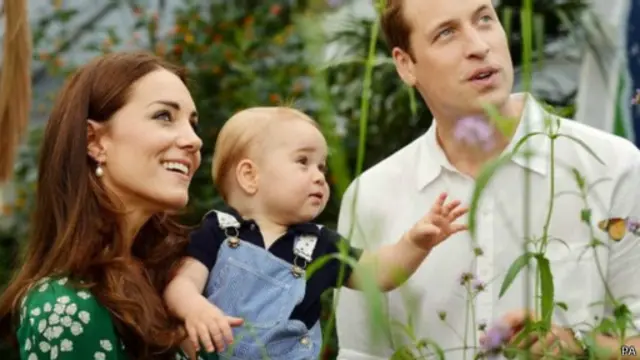 دوق ودوقة كامبريدج والأمير جورج