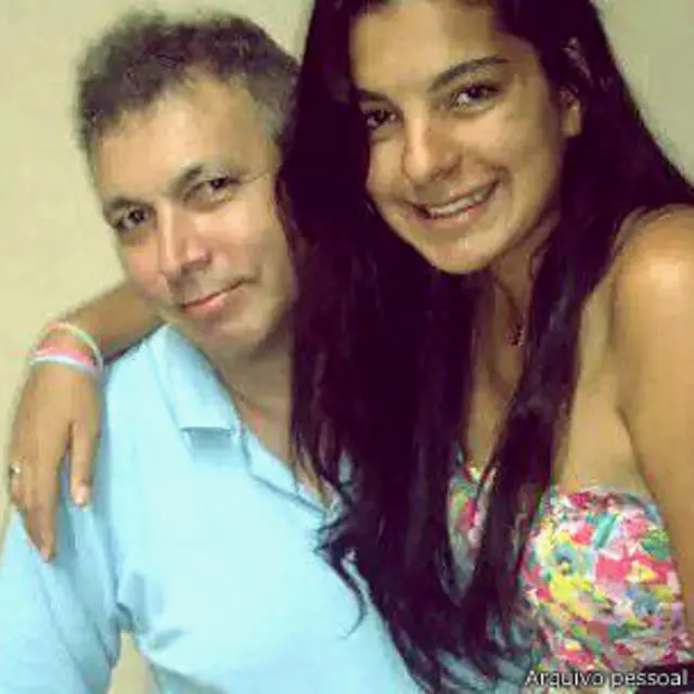 Fernanda e seu pai