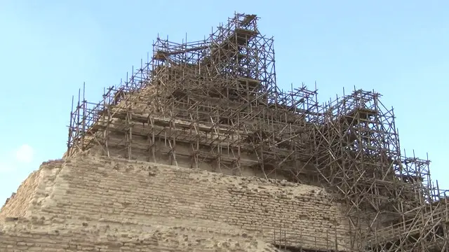 كان الباحثون الألمان،يأملون في اثبات أن الهرم يعود الى مرحلة تسبق مرحلة الحضارة المصرية.