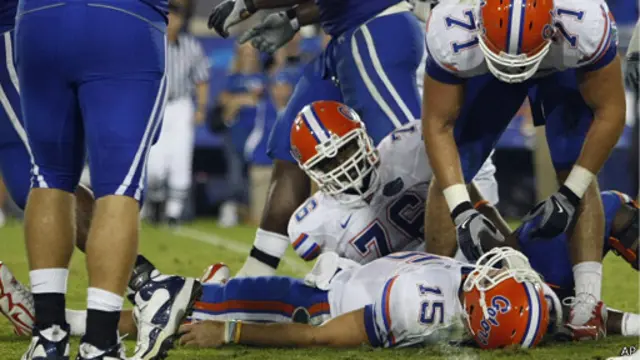 Jugadores de fútbol americano