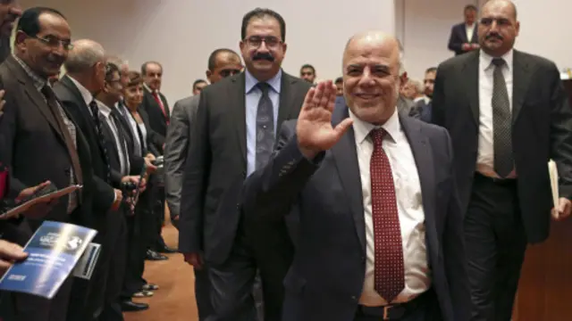 وزير الخارجية الأمريكي جون كيري قال إن الحكومة الجديدة حجر أساسي وخطوة حاسمة في محاربة الإرهاب.