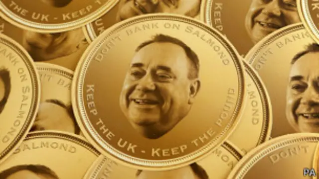 Libra esterlina com rosto de Alex Salmond | Foto: PA