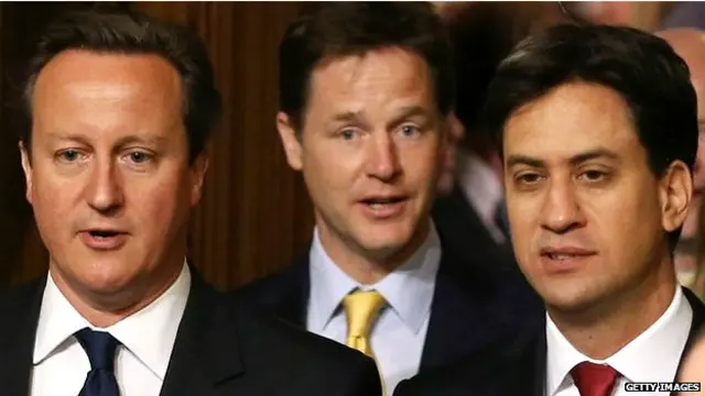 英国三大政党党魁