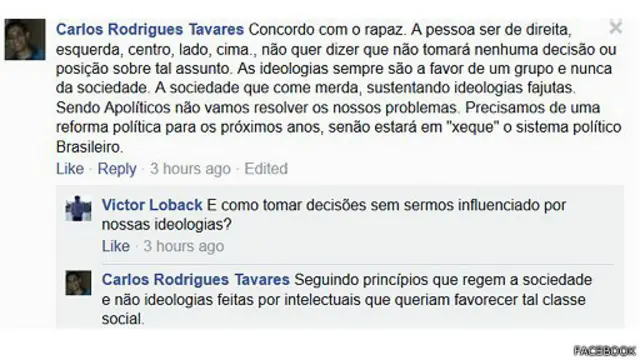 No nosso Facebook, o texto do Paulo rendeu um animado debate