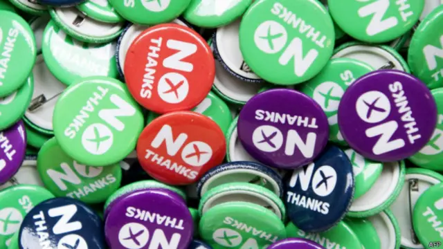 Campanha contra a independência | Foto: AFP