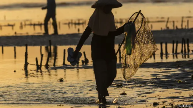 Pescadores na Índia (Thinkstock)