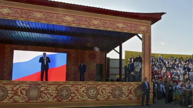 Путин в Туве